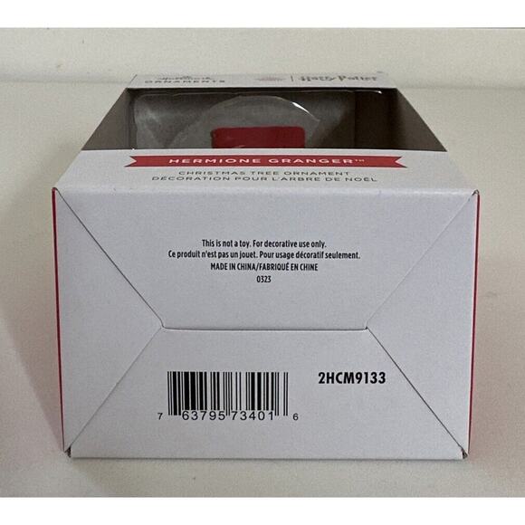 2021 Hallmark Harry Potter Hermione Granger Christmas Tree Ornament NEW - Picture 2 of 3